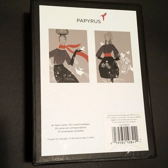 FLASH SALE! NWT Papyrus Notecard Set, 20 - Picture 7 of 9